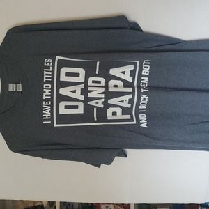 DAD AND PAPA SHIRT